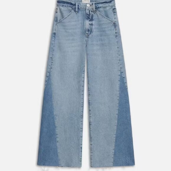 Frame Le Baggy Palazzo High Waist Wide Leg Jeans 30 NWT $298 - Picture 1 of 6